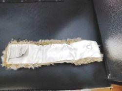 ombre faux fur stole inside